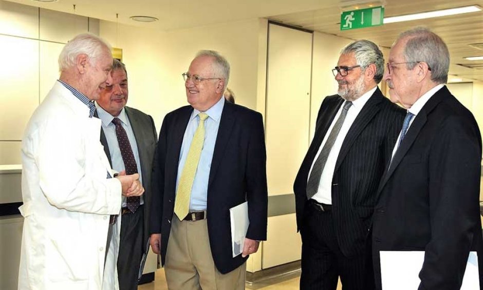 Επίσκεψη Προέδρου του Δ.Σ. του Ομίλου Τράπεζας Πειραιώς, Γιώργου Χαντζηνικολάου στο Ερρίκος Ντυνάν