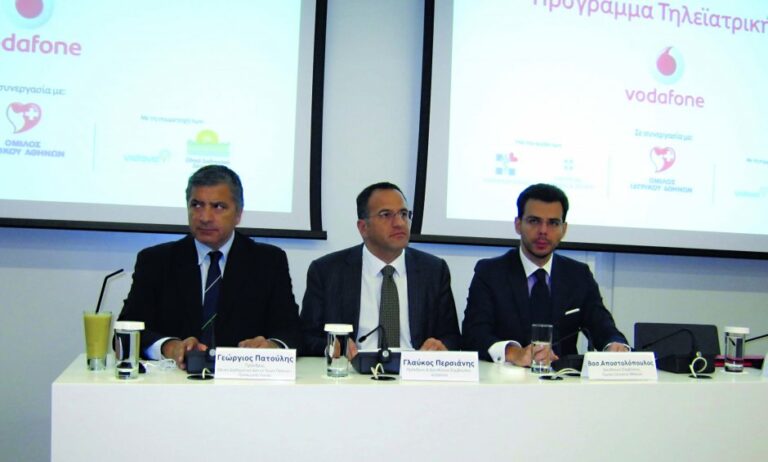 Tο Πρόγραμμα Τηλεϊατρικής της Vodafone σε συνεργασία με το Ιατρικό Κέντρο Αθηνών επεκτάθηκε σε 100 περιοχές