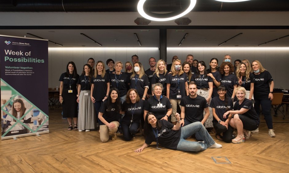 Οι εργαζόμενοι της AbbVie ανταποδίδουν στην κοινωνία μέσω του εθελοντικού προγράμματος Week of Possibilities!