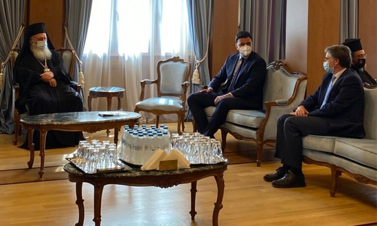 Τι συζήτησαν Κικίλιας και Τσιόδρας με τον Αρχιεπίσκοπο Ιερώνυμο