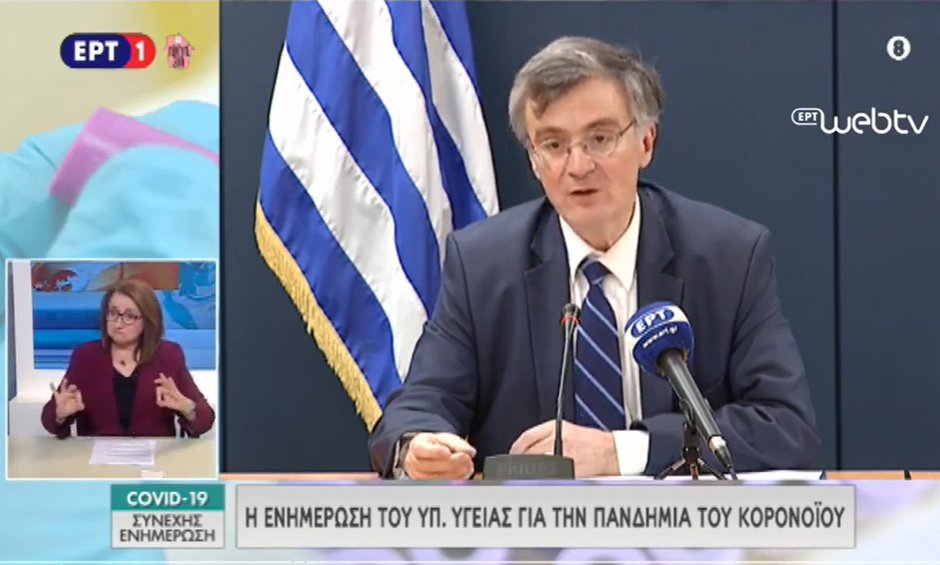 Στα 1613 τα συνολικά κρούσματα κορονοϊού στην Ελλάδα - Στους 59 οι νεκροί